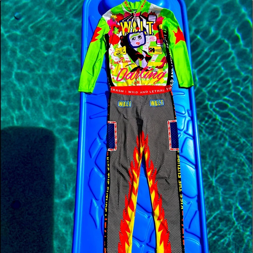 Walter Van Beirendonck 
Wild & Lethal Trash W&LT
Cycling shirt and pants - Picture 2 of 16